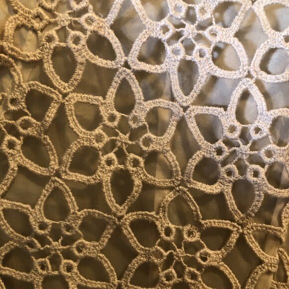 Vintage Giorgio Armani Embroidery Elegant Evening Party Jacket /Tank Tan Size 42 - Picture 7 of 11